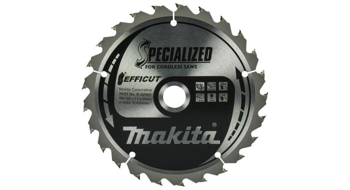 Makita B-62985 Cirkelzaagblad Hout - 165x20x1,4mm 25T 1 Makita B-62985 Cirkelzaagblad Hout - 165x20x1,4mm 25T