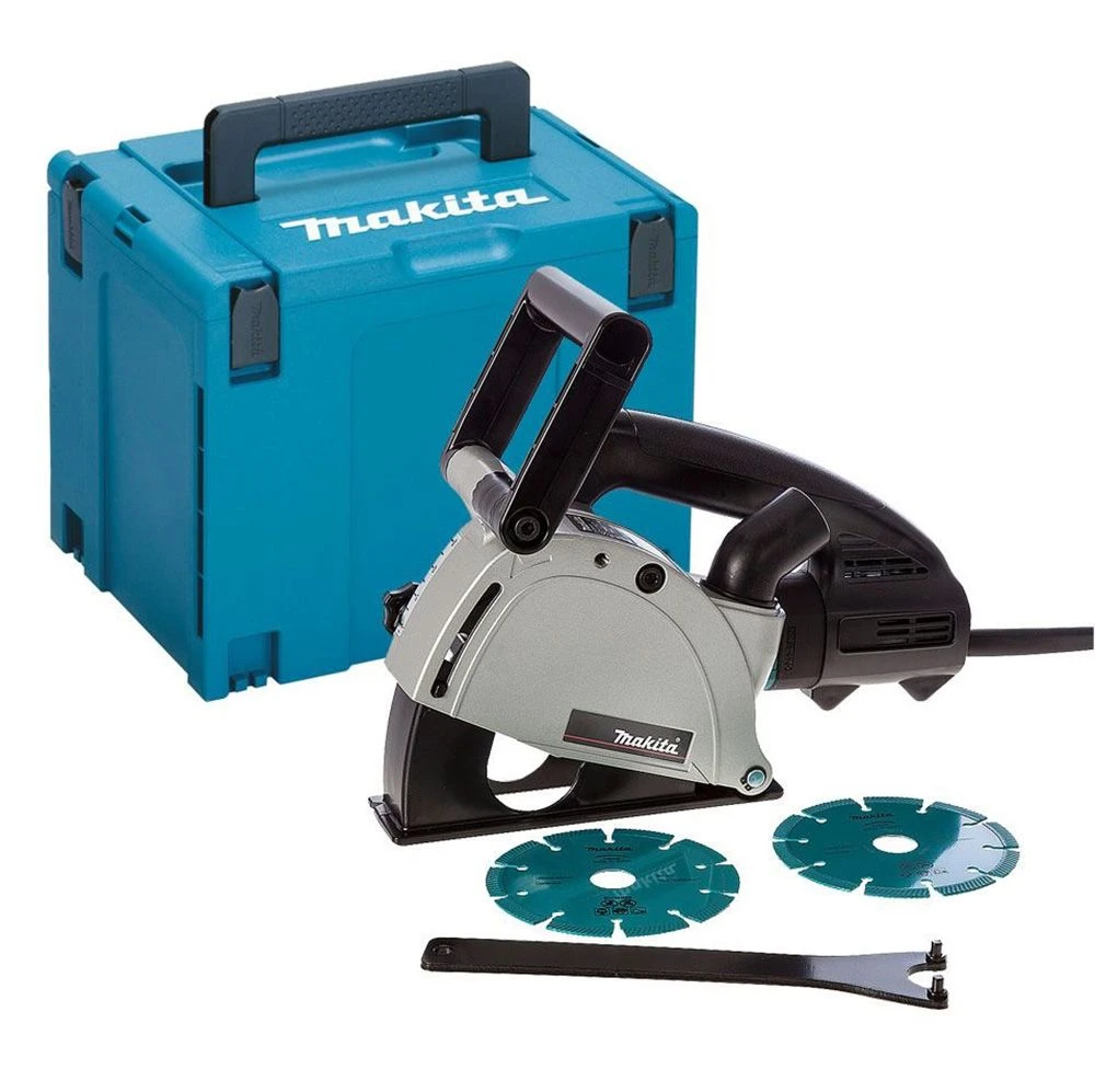 Makita DK0093J Alleszuiger / Bouwstofzuiger (VC4210L) & Sleuvenfrees In Mbox (SG1251J) Combiset 4 Makita DK0093J Alleszuiger / Bouwstofzuiger (VC4210L) & Sleuvenfrees In Mbox (SG1251J) Combiset - Afbeelding 4