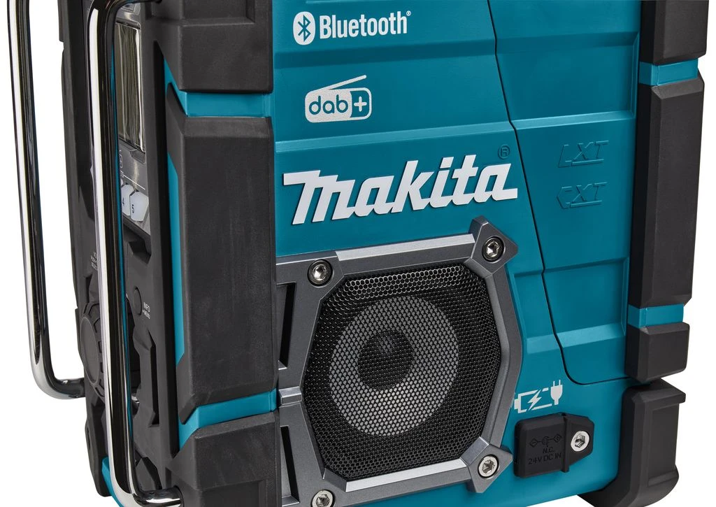 Makita DMR301 10,8-18V Li-Ion Accu Bouwradio - Bluetooth -dab+ - Werkt Op Netstroom & Accu 4 Makita DMR301 10,8-18V Li-Ion Accu Bouwradio - Bluetooth -dab+ - Werkt Op Netstroom & Accu - Afbeelding 4