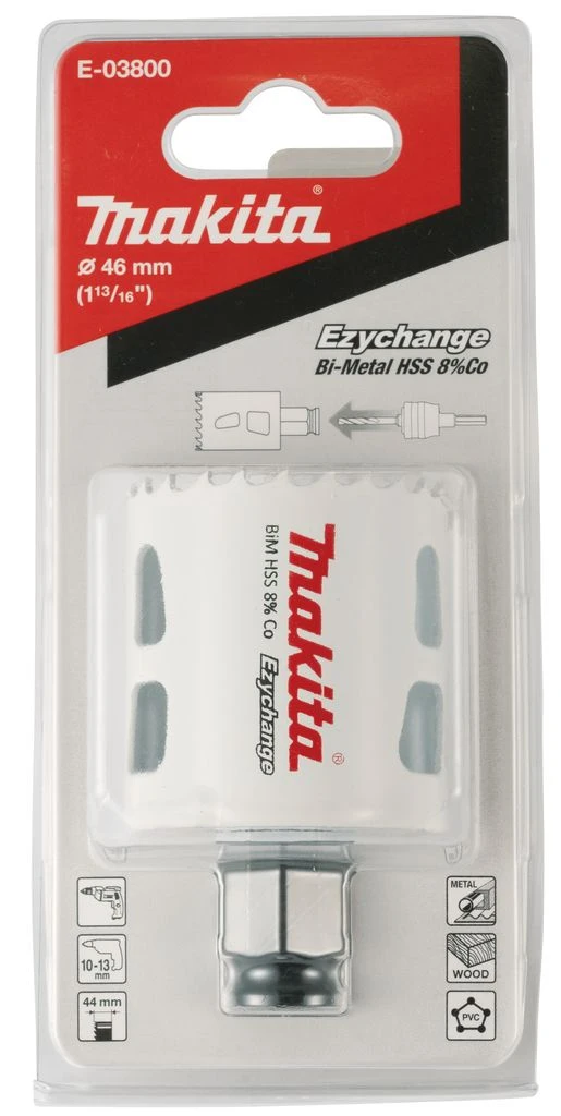 Makita E-03800 Gatzaag - 46mm - Snelwissel BiM 2 Makita E-03800 Gatzaag - 46mm - Snelwissel BiM - Afbeelding 2