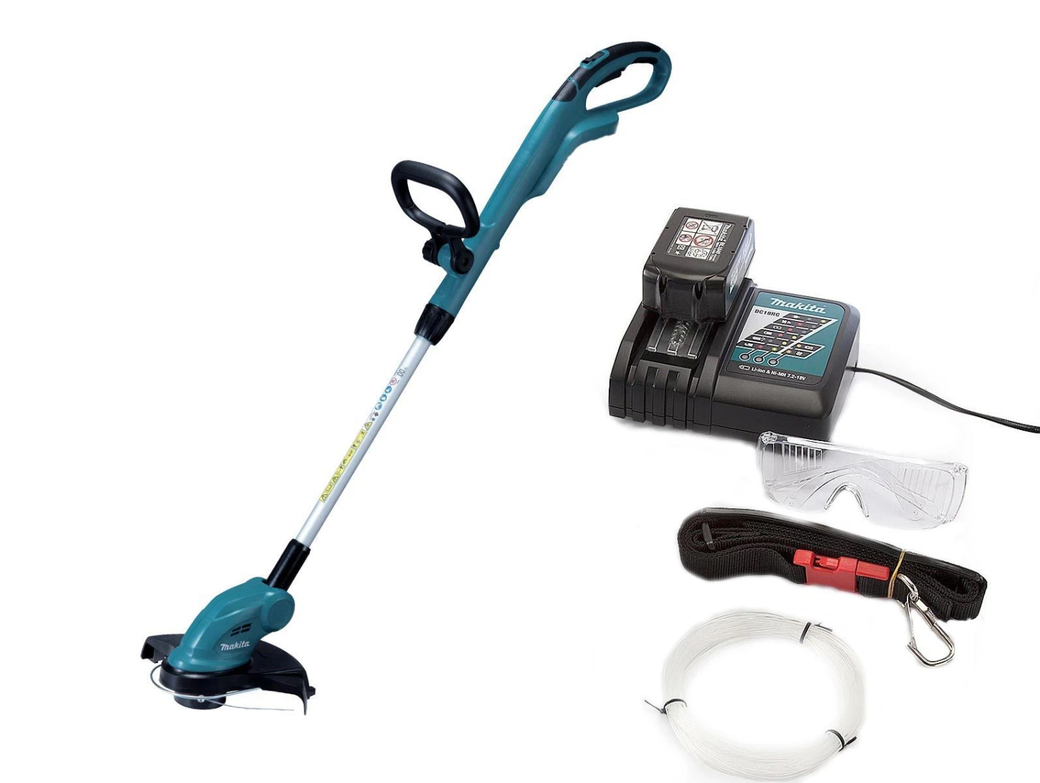 Makita DUR181RM 18V Li-Ion Accu Grastrimmer Set (1x 4.0Ah Accu) - 26cm 1 Makita DUR181RM 18V Li-Ion Accu Grastrimmer Set (1x 4.0Ah Accu) - 26cm