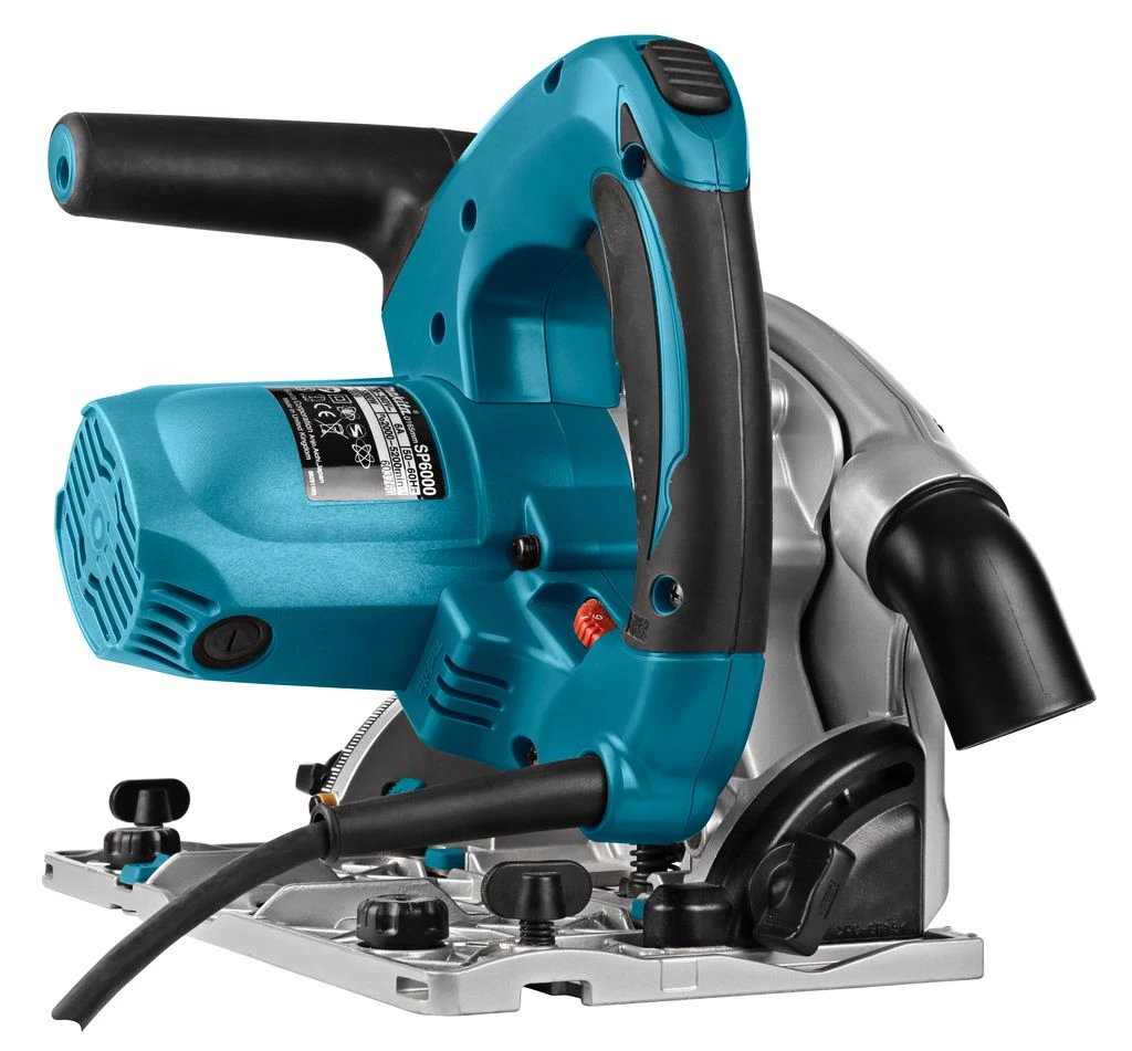 Makita SP6000J1X2 Invalzaag In Mbox Incl. Geleiderail (2st) In Foudraal - 1300W - 165mm 4 Makita SP6000J1X2 Invalzaag In Mbox Incl. Geleiderail (2st) In Foudraal - 1300W - 165mm - Afbeelding 4