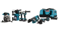 Makita DLX7020TX1 18V Li-ion Accu 7-delige Combiset (2x 5.0Ah Accu) In Tas