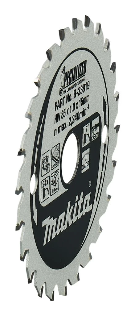 Makita B-33819 Cirkelzaagblad Laminaat - 85 X 15 X 24T - Laminaat 2 Makita B-33819 Cirkelzaagblad Laminaat - 85 X 15 X 24T - Laminaat - Afbeelding 2