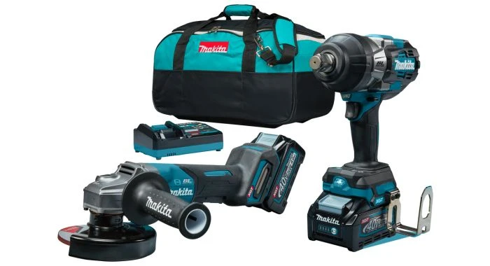 Makita DK0139G202 XGT 40V Max Li-Ion Accu Slagmoersleutel (TW001G) & Haakse Slijper (GA005G) Combiset (2x 4.0Ah Accu) In Tas 1 Makita DK0139G202 XGT 40V Max Li-Ion Accu Slagmoersleutel (TW001G) & Haakse Slijper (GA005G) Combiset (2x 4.0Ah Accu) In Tas