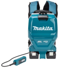 Makita DVC261TX11 2x18V Li-Ion Accu Rugstofzuiger Set (2x 5,0Ah) Incl. Accessoires - 120m³/uur - Koolborstelloos -Makita b439da202c6139155e55157679070937
