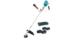 Makita UR012GT401 XGT 2x40V Max Li-Ion Accu Bosmaaier Set (4x 5,0Ah) - U-greep - Koolborstelloos