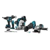 Makita DLX5034T 18V Li-Ion Accu 5-delige Combiset (2x 5,0Ah Accu) In Tas - Koolborstelloos