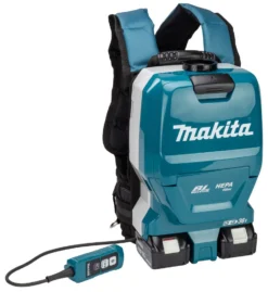 Makita DVC261TX11 2x18V Li-Ion Accu Rugstofzuiger Set (2x 5,0Ah) Incl. Accessoires - 120m³/uur - Koolborstelloos -Makita bccd26f97145eb611192fb2777b378f5