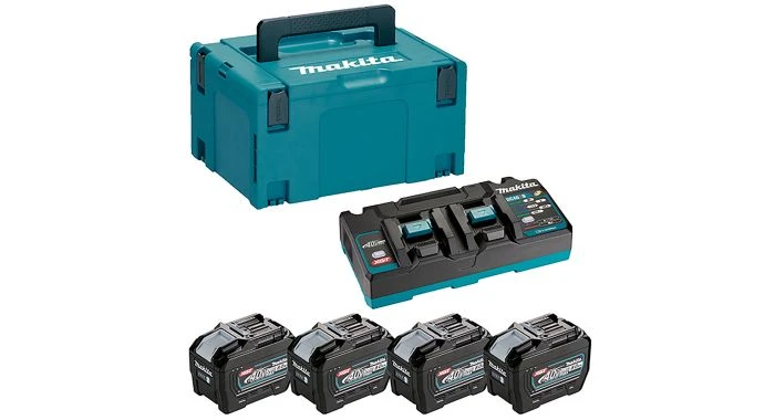 Makita 1910A8-3 XGT 36V Accu Starterset (4x 8.0Ah) In M-Box 1 Makita 1910A8-3 XGT 36V Accu Starterset (4x 8.0Ah) In M-Box