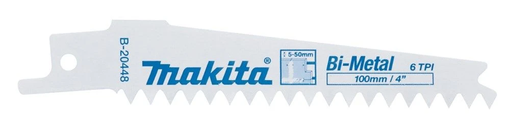 Makita B-20448 Reciprozaagblad - 80 X 4,3mm - Gips (5st) 1 Makita B-20448 Reciprozaagblad - 80 X 4,3mm - Gips (5st)