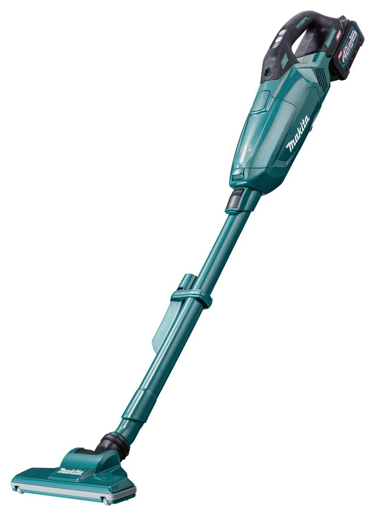 Makita CL002GD201 40V Max Steelsofzuiger (2x 2.5 Ah) - Blauw 1 Makita CL002GD201 40V Max Steelsofzuiger (2x 2.5 Ah) - Blauw