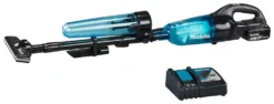 Makita DCL281FTCB 18V Li-ion Accu Steelstofzuiger Set (1x 5.0Ah) - Zwart