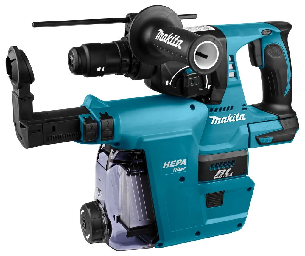 Makita DHR243ZJW 18V Li-Ion Accu SDS-Plus Combihamer Body In Mbox - 2J 4 Makita DHR243ZJW 18V Li-Ion Accu SDS-Plus Combihamer Body In Mbox - 2J - Afbeelding 4