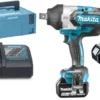 Makita DTW1001RTJ 18V Li-Ion Accu Slagmoersleutel Set (2x 5.0Ah Accu) In Mbox - 1050Nm - 3/4" - Koolborstelloos