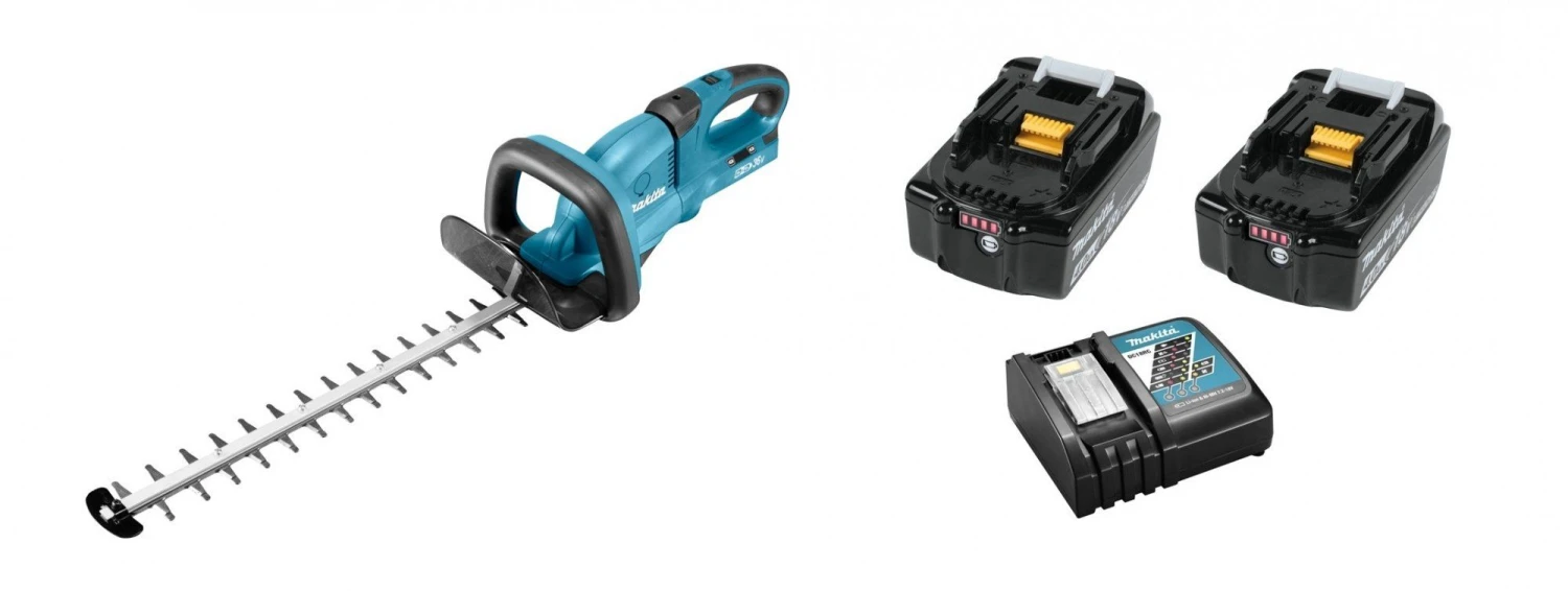 Makita DUH551RM2 36V (2x 18V) Li-Ion Accu Heggenschaar Set (2x 4,0Ah Accu) - 550mm 1 Makita DUH551RM2 36V (2x 18V) Li-Ion Accu Heggenschaar Set (2x 4,0Ah Accu) - 550mm