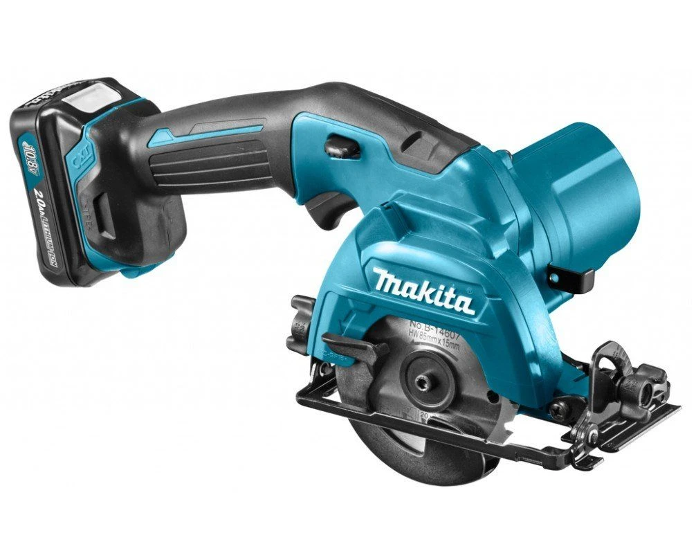 Makita HS301DSAE 10.8V Li-Ion Accu Cirkelzaag Set (2x 2.0Ah Accu) In Koffer - 85mm 1 Makita HS301DSAE 10.8V Li-Ion Accu Cirkelzaag Set (2x 2.0Ah Accu) In Koffer - 85mm