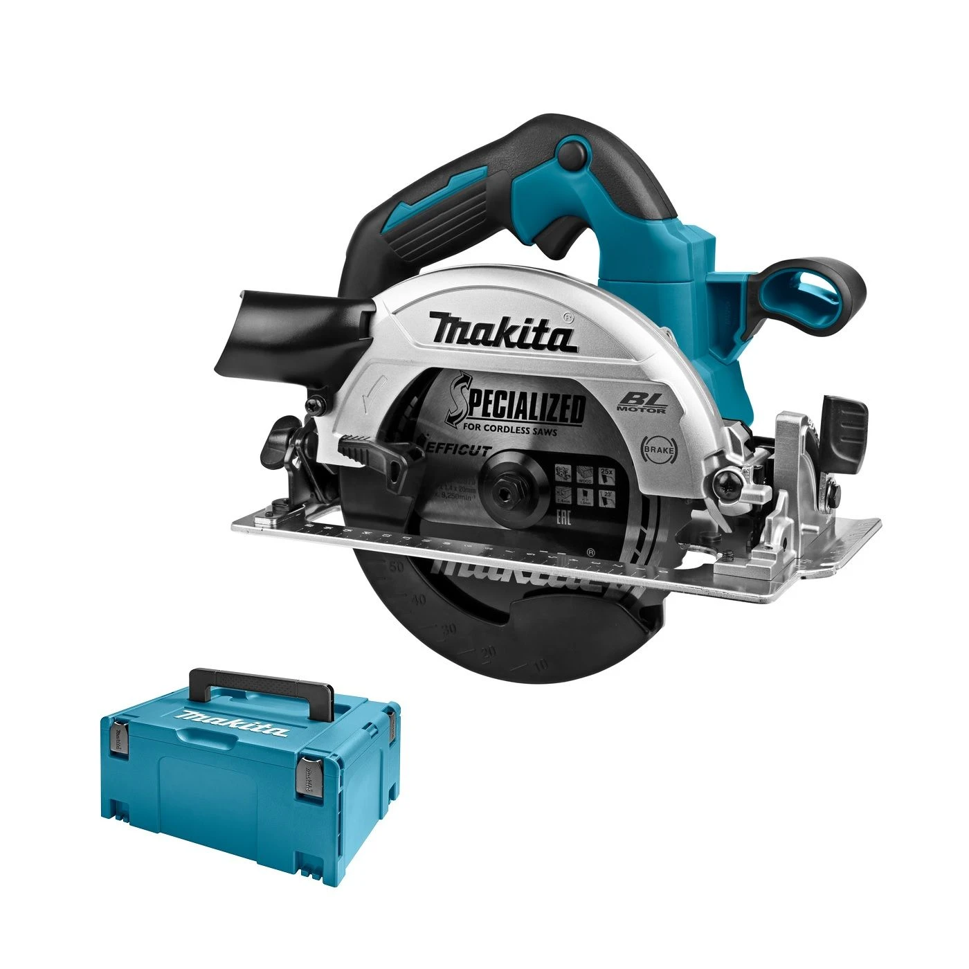 Makita DHS660RTJ 18V Li-Ion Accu Cirkelzaag Set (2x 5.0Ah Accu) In Mbox - 165mm - Koolborstelloos 2 Makita DHS660RTJ 18V Li-Ion Accu Cirkelzaag Set (2x 5.0Ah Accu) In Mbox - 165mm - Koolborstelloos - Afbeelding 2