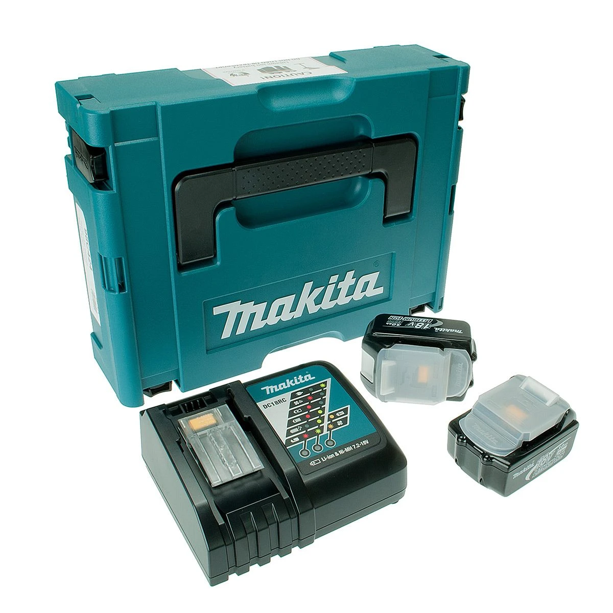 Makita 197952-5 18V LXT Li-Ion Accu Starterset (2x 3.0Ah Accu) + Snellader In Mbox 1 Makita 197952-5 18V LXT Li-Ion Accu Starterset (2x 3.0Ah Accu) + Snellader In Mbox