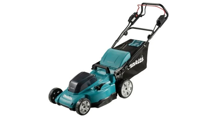 Makita DLM481PT2 (2X18V) Li-Ion Accu Grasmaaier Set (2x 5,0Ah) - 48cm - 62L - 800 M² 1 Makita DLM481PT2 (2X18V) Li-Ion Accu Grasmaaier Set (2x 5,0Ah) - 48cm - 62L - 800 M²