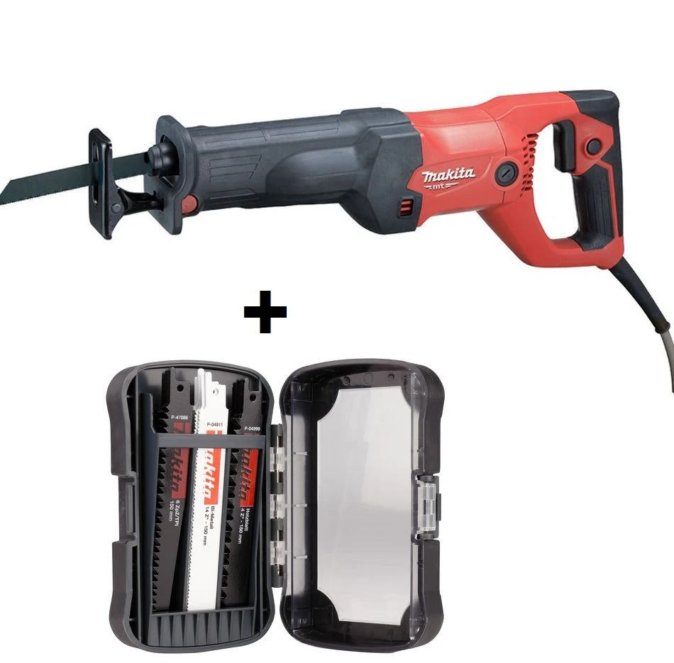 Makita MT M4501 Reciprozaag - 1010W Met 25-delige Reciprozaagbladenset 1 Makita MT M4501 Reciprozaag - 1010W Met 25-delige Reciprozaagbladenset