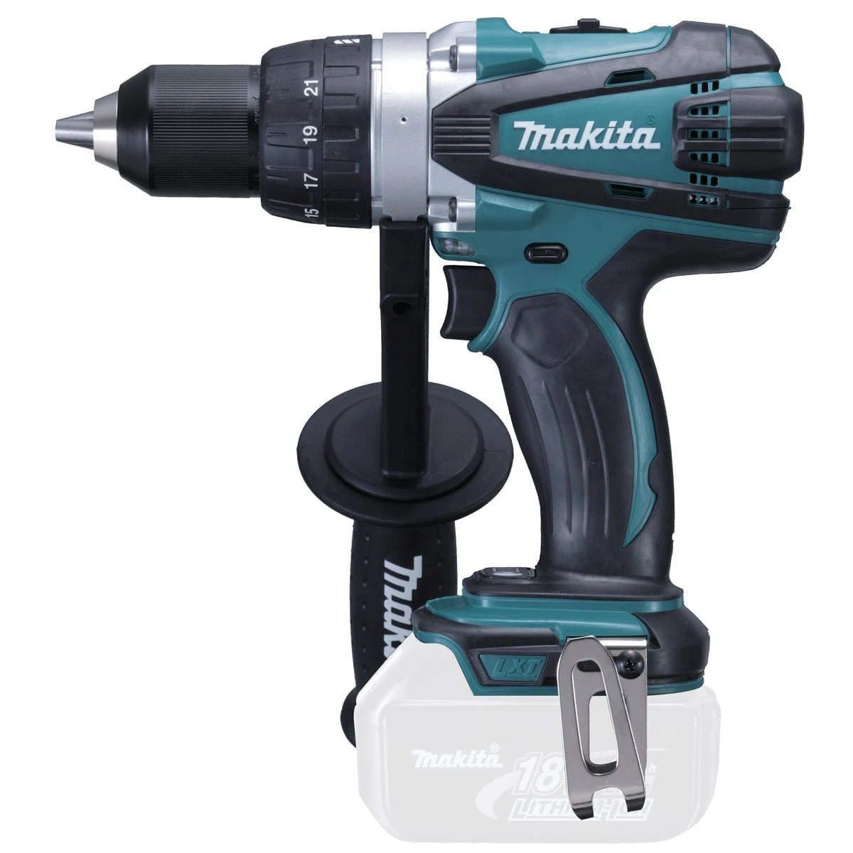 Makita DLX4017 18V Li-Ion Accu 4 Delige Combiset (3x 3.0Ah Accu) In Tas 2 Makita DLX4017 18V Li-Ion Accu 4 Delige Combiset (3x 3.0Ah Accu) In Tas - Afbeelding 2