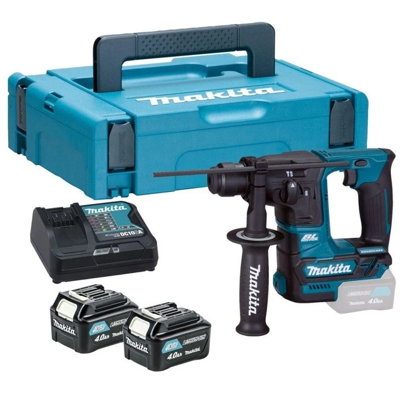 Makita HR166DSMJ 10.8V Li-Ion Accu SDS-plus Boorhamer Set (2x 4.0Ah Accu) In Mbox- 1,1J - Koolborstelloos 1 Makita HR166DSMJ 10.8V Li-Ion Accu SDS-plus Boorhamer Set (2x 4.0Ah Accu) In Mbox- 1,1J - Koolborstelloos