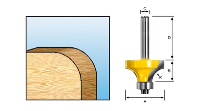 Makita D-09422 Afrondfrees Met Kogellager - 18,7mm - 6mm 1 Makita D-09422 Afrondfrees Met Kogellager - 18,7mm - 6mm