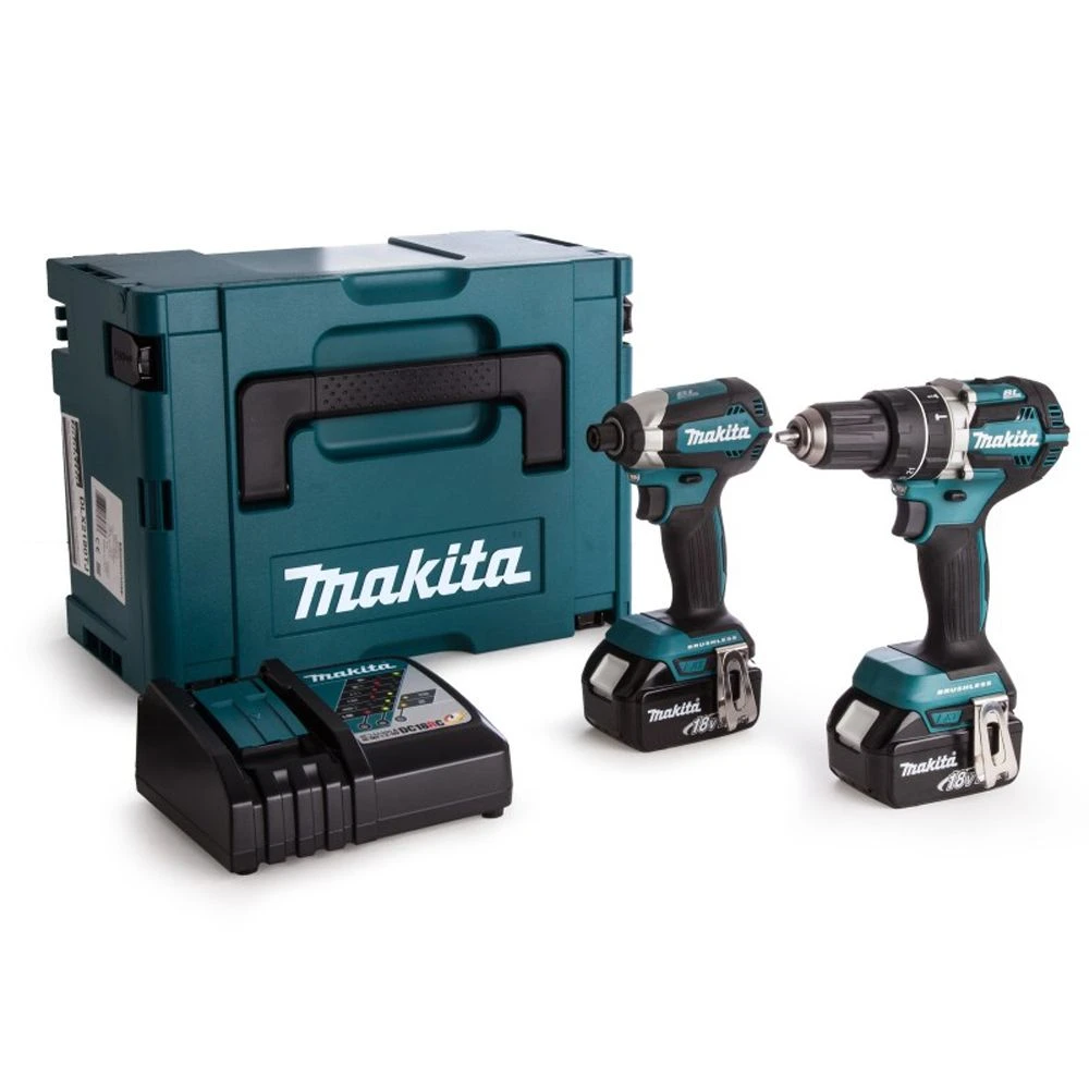 Makita DLX2180MJ 18V Li-Ion Accu Combiset In Mbox (2x 4,0Ah Accu) 1 Makita DLX2180MJ 18V Li-Ion Accu Combiset In Mbox (2x 4,0Ah Accu)