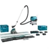 Makita DK0195G201 XGT 40 V Max Li-Ion Accu Invalzaag(SP001G) & Stofzuiger (VC004G) Combiset (4x 4.0Ah Accu) Incl. Geleiderail 1500 Mm (2 St), Koppelstripset En Tas
