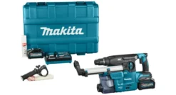 Makita HR008GM202 XGT 40 V Max Combihamer Set 4,0 Ah Accu (2 St), Snellader, Stofafzuiging, In Kunststof Koffer - 3,9 J