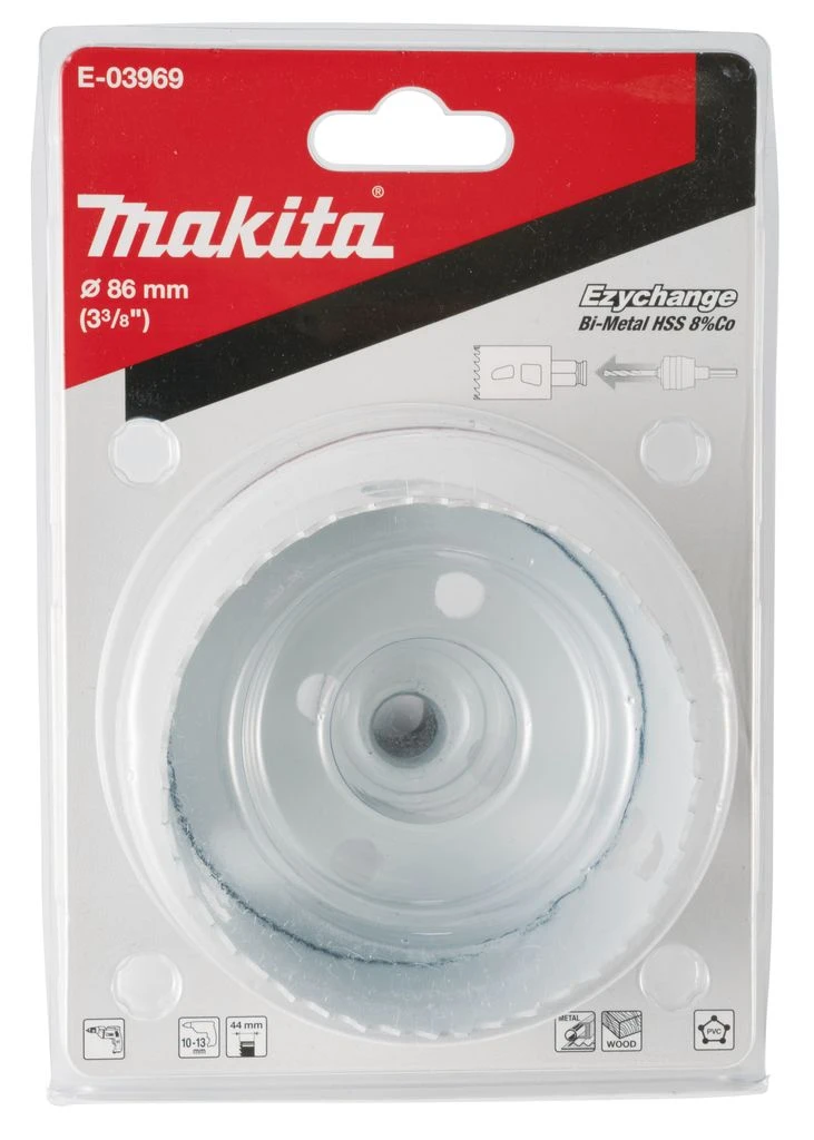 Makita E-03969 Gatzaag - 86mm - Snelwissel BiM 2 Makita E-03969 Gatzaag - 86mm - Snelwissel BiM - Afbeelding 2