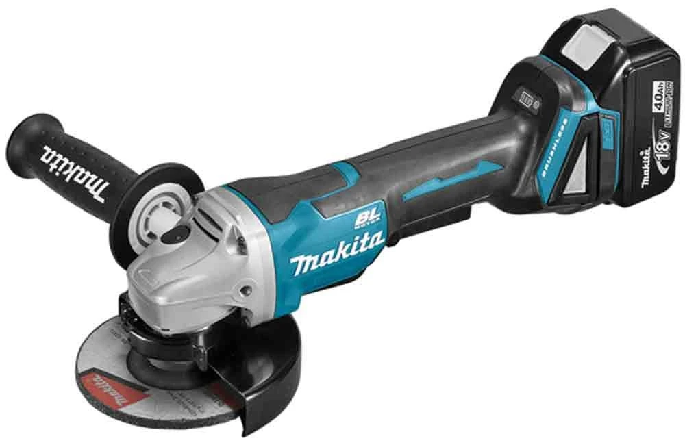 Makita DGA505RMJ 18V Li-Ion Accu Haakse Slijper Set (2x 4.0Ah Accu) In Mbox - 125mm - Koolborstelloos - Softstart 1 Makita DGA505RMJ 18V Li-Ion Accu Haakse Slijper Set (2x 4.0Ah Accu) In Mbox - 125mm - Koolborstelloos - Softstart