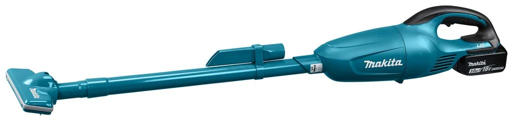 Makita DCL180RT 18V Li-ion Accu Steelstofzuiger Set (1x 5.0Ah) - Blauw 2 Makita DCL180RT 18V Li-ion Accu Steelstofzuiger Set (1x 5.0Ah) - Blauw - Afbeelding 2