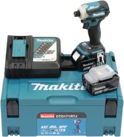 Makita DTW181RTJ 18V Li-Ion Accu Slagmoersleutel Set (2x 5.0Ah Accu) In Mbox - 210Nm - 1/2" - Koolborstelloos